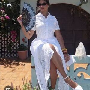 COPY - Zara Embroidered Eyelet Dress. New With Tags.